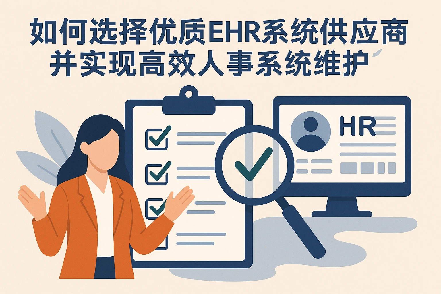 如何选择优质ehr系统供应商并实现高效人事系统维护