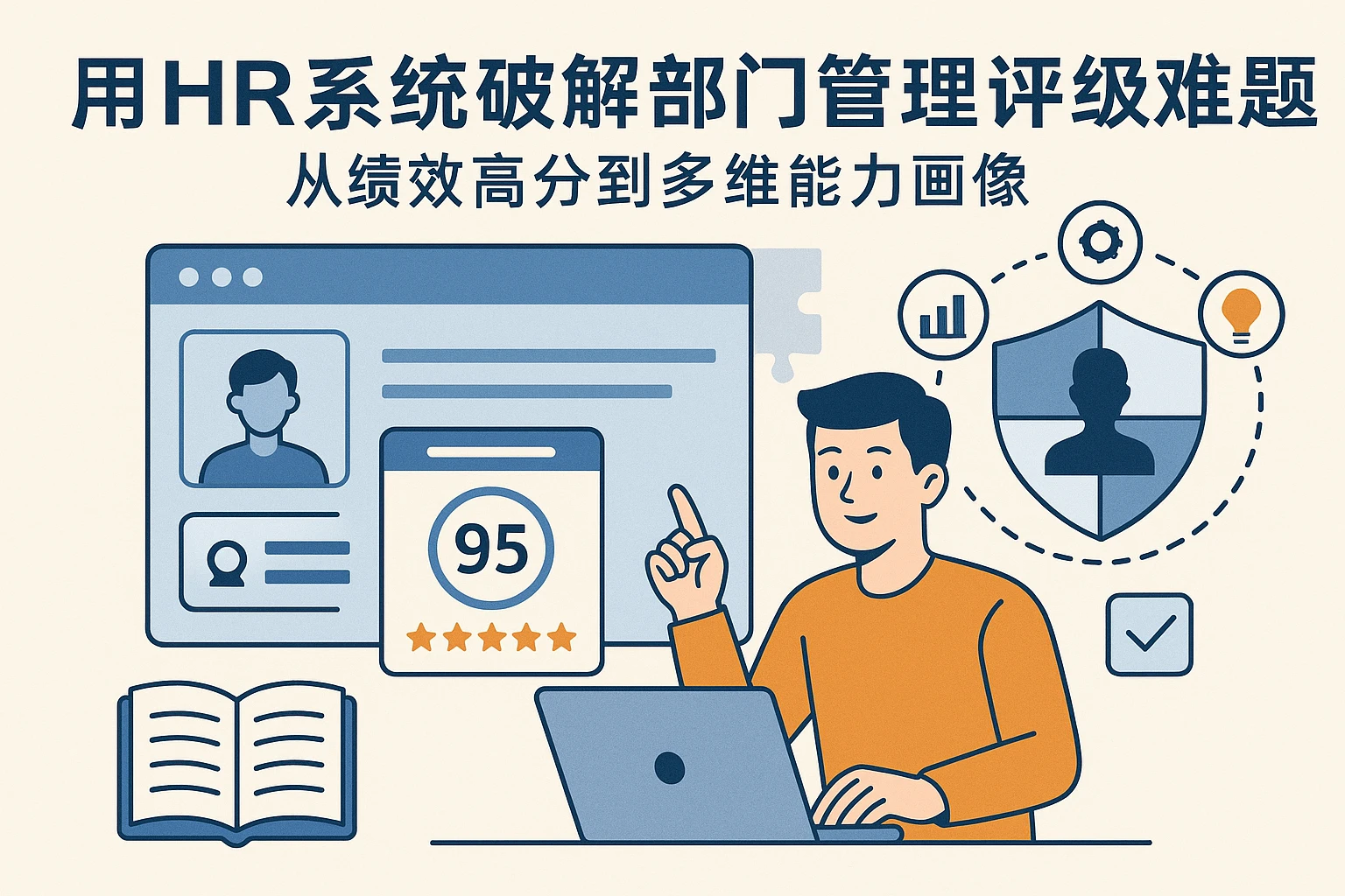 用HR系统破解部门管理评级难题：从绩效高分到多维能力画像