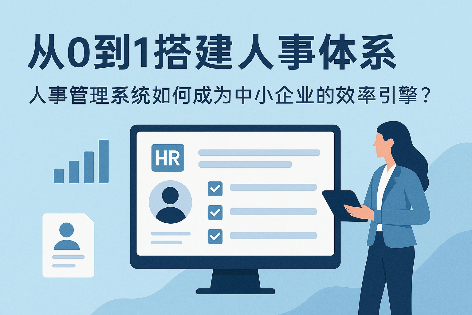从0到1搭建人事体系：人事管理系统如何成为中小企业的效率引擎？