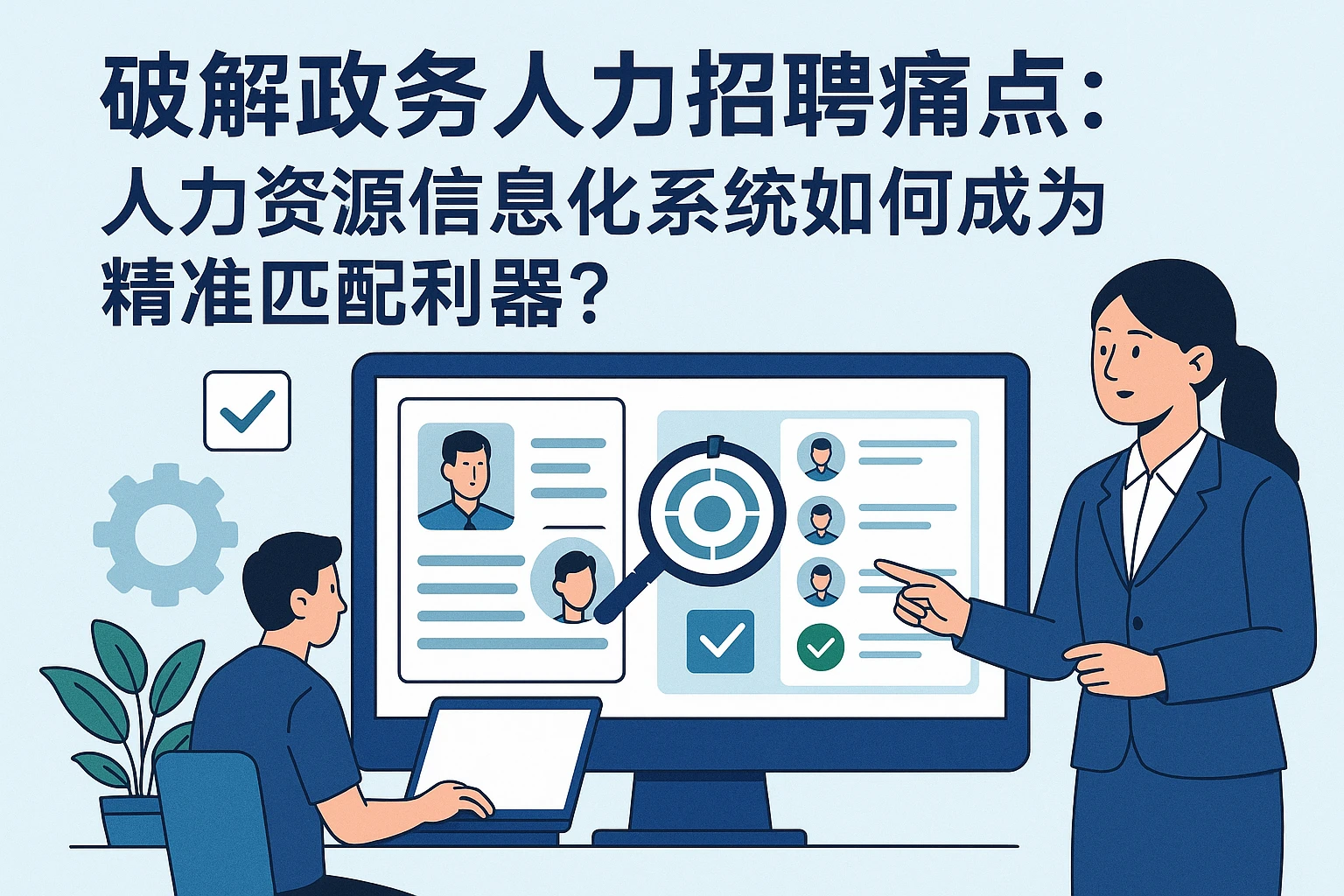 破解政务人力招聘痛点:人力资源信息化系统如何成为精准匹配利器?