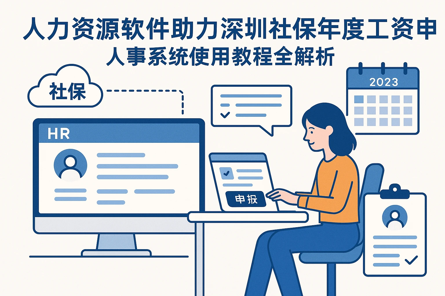 人力资源软件助力深圳社保年度工资申报:人事系统使用教程全解析
