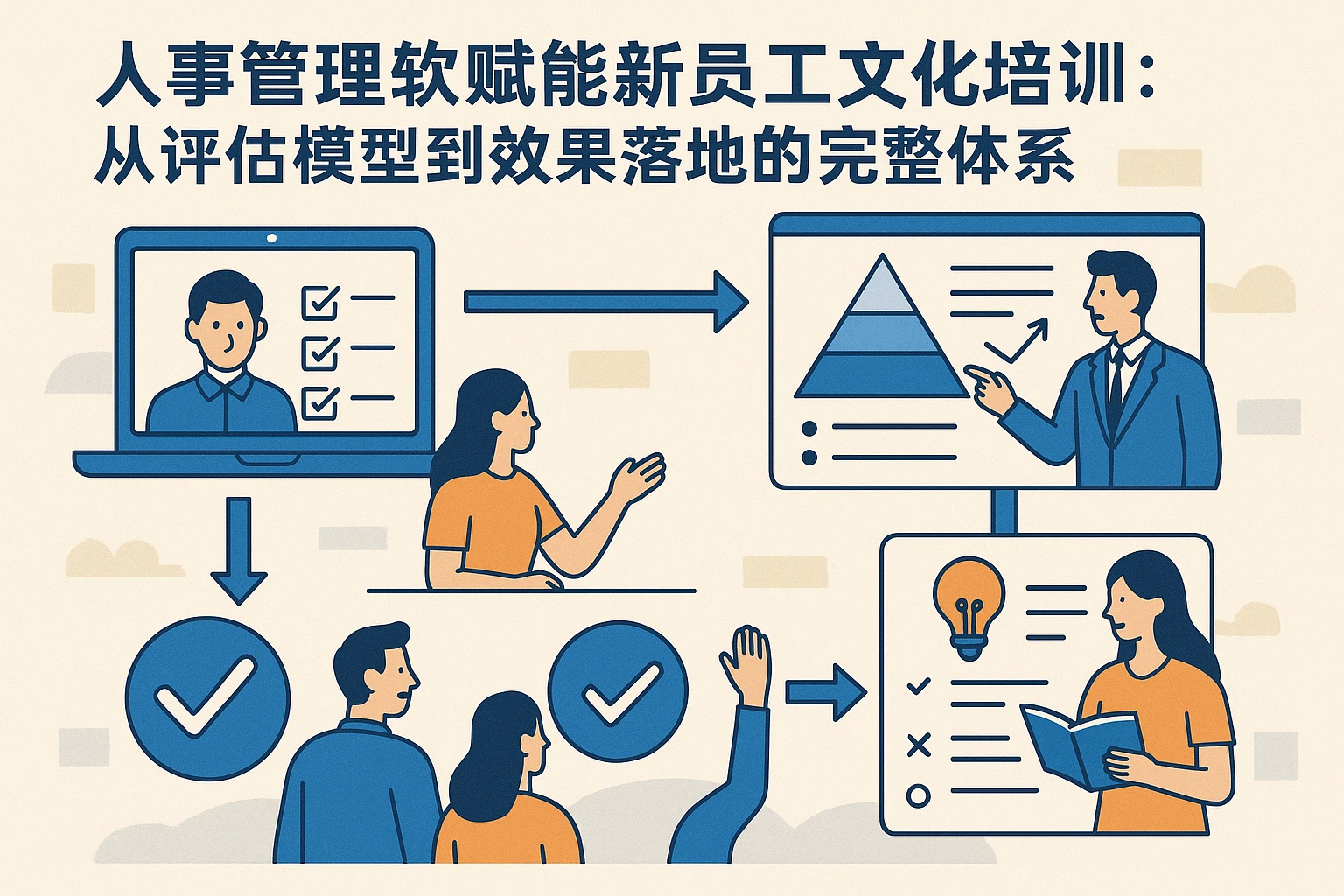 人事管理软件赋能新员工文化培训:从评估模型到效果落地的完整体系