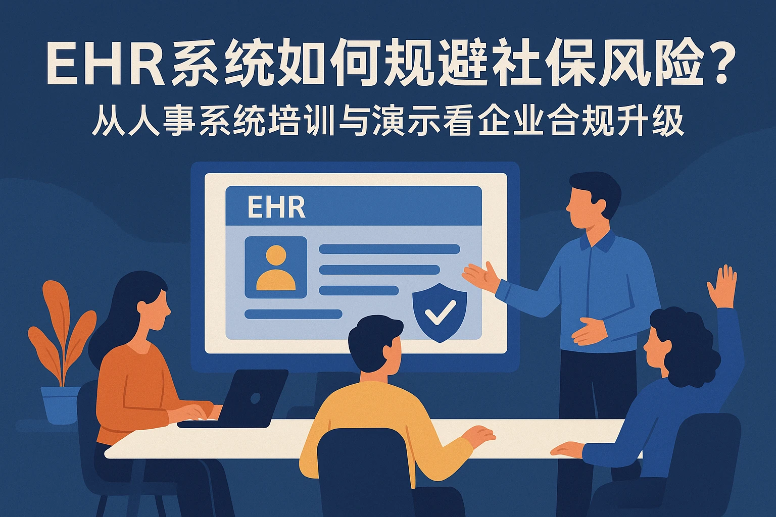EHR系统如何规避社保风险？从人事系统培训与演示看企业合规升级