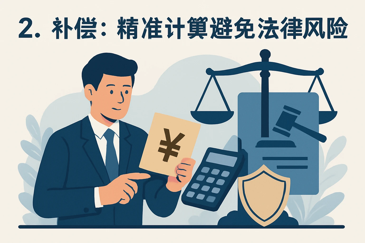 2. 补偿:精准计算避免法律风险