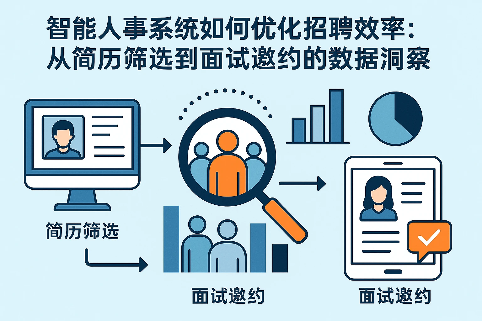 智能人事系统如何优化招聘效率:从简历筛选到面试邀约的数据洞察