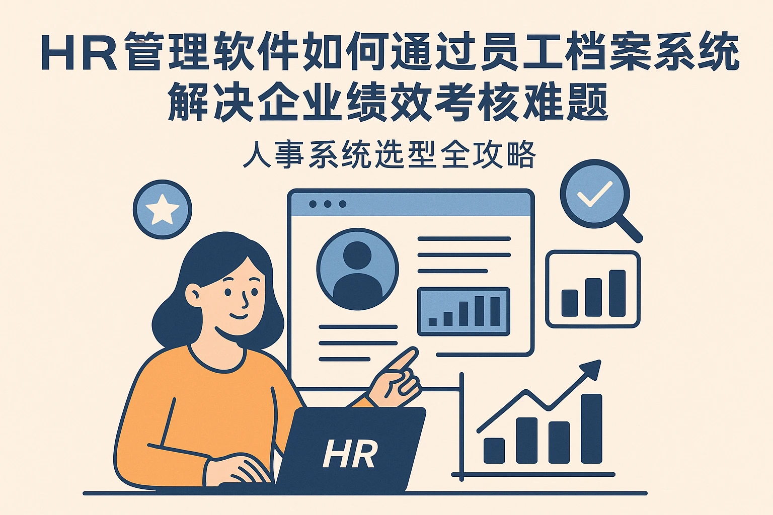 HR管理软件如何通过员工档案系统解决企业绩效考核难题——人事系统选型全攻略