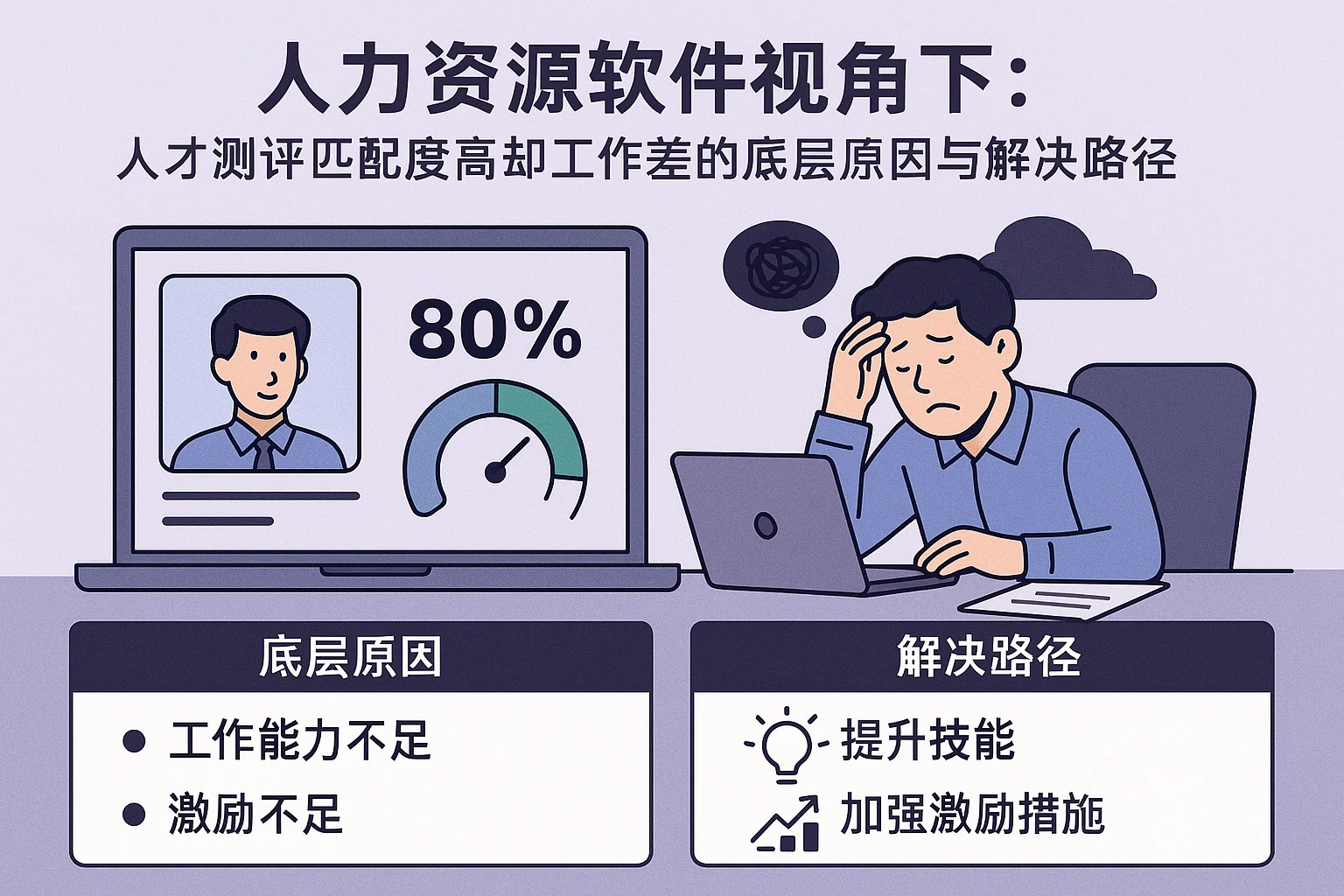 人力资源软件视角下:人才测评匹配度高却工作差的底层原因与解决路径
