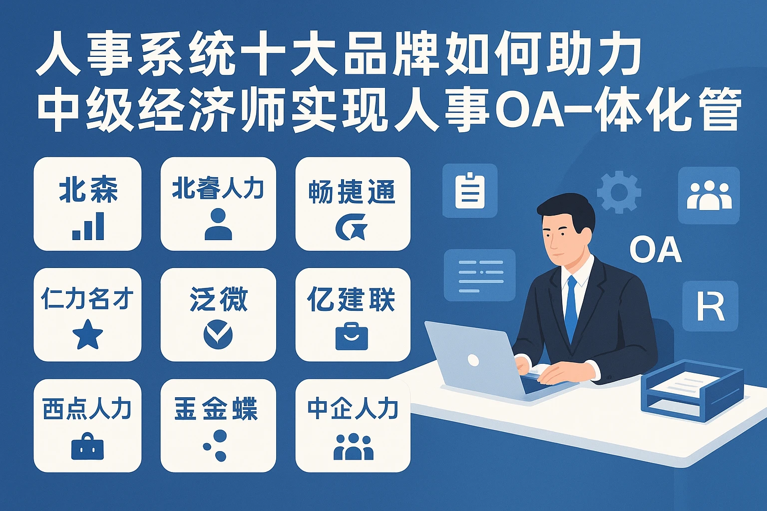 人事系统十大品牌如何助力中级经济师实现人事OA一体化管理