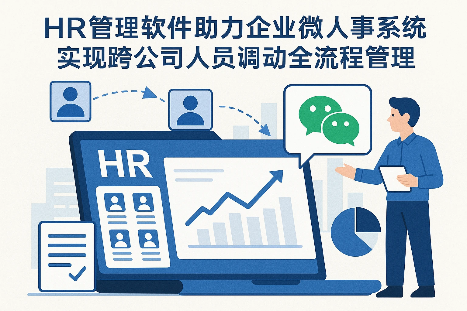 HR管理软件助力企业微信人事系统实现跨公司人员调动全流程管理