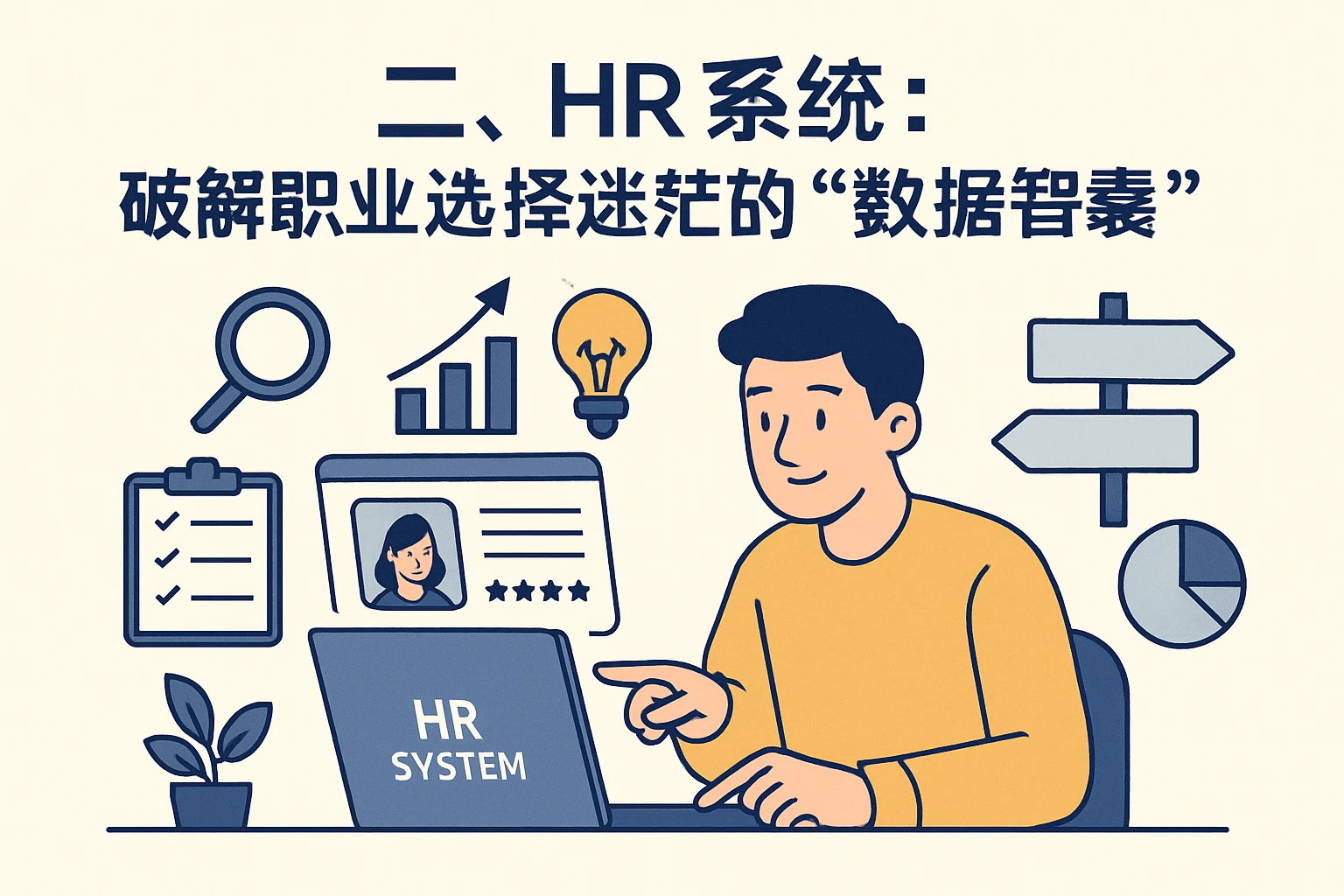 二、HR系统：破解职业选择迷茫的“数据智囊”