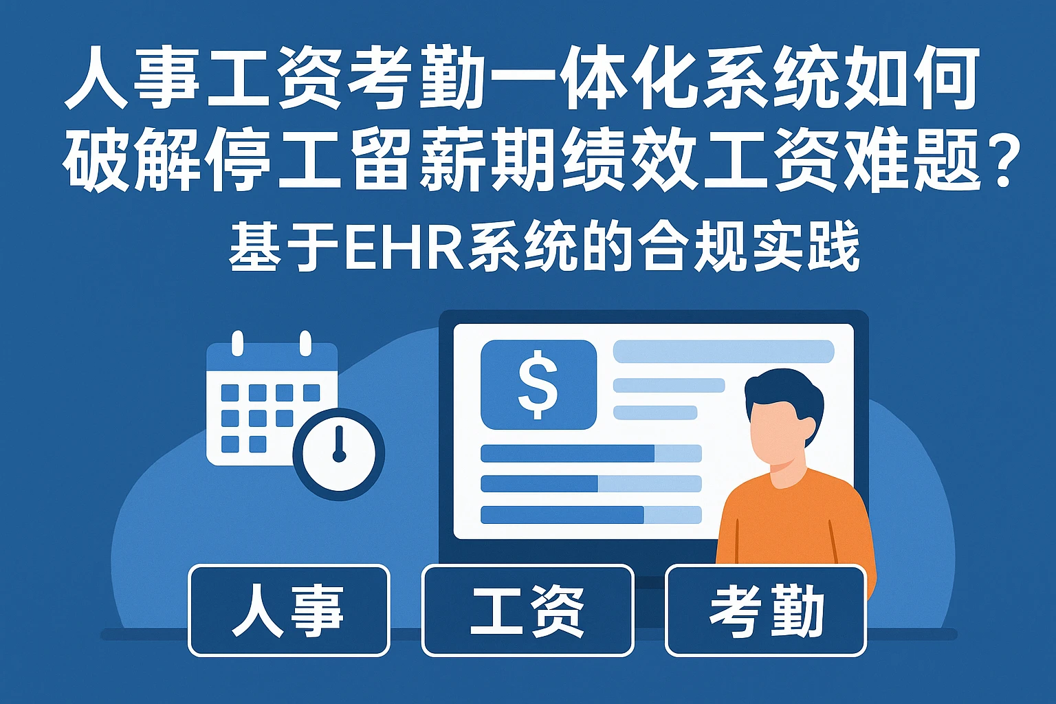 人事工资考勤一体化系统如何破解停工留薪期绩效工资难题？——基于EHR系统的合规实践
