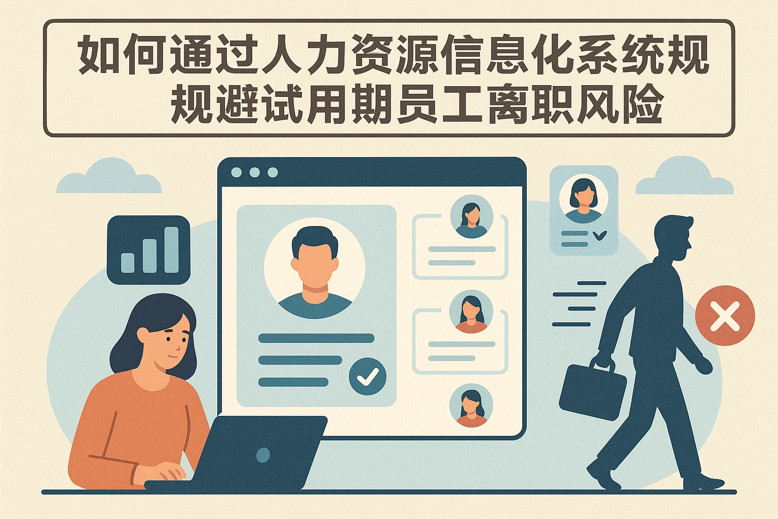 如何通过人力资源信息化系统规避试用期员工离职风险