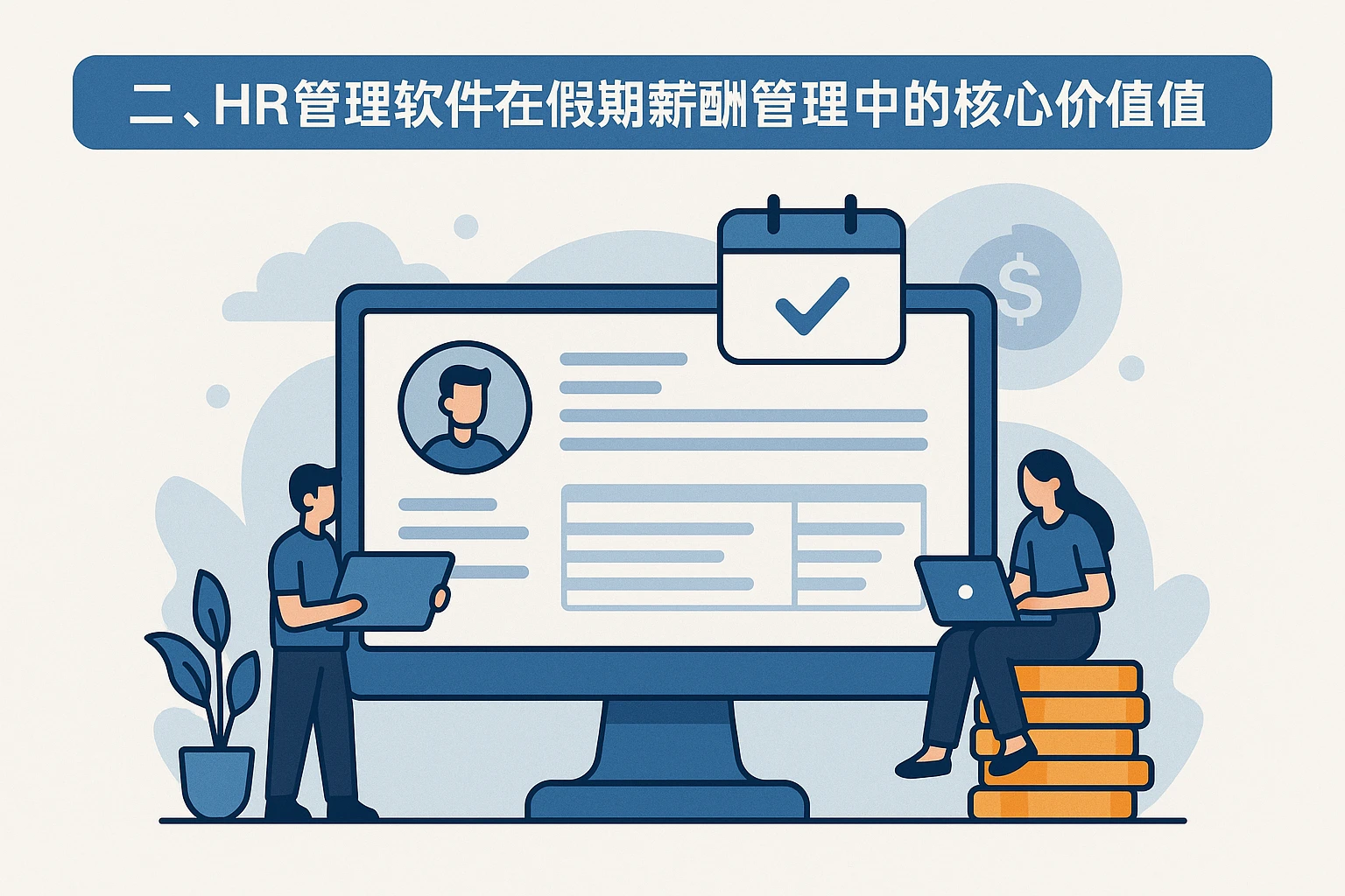 二、HR管理软件在假期薪酬管理中的核心价值