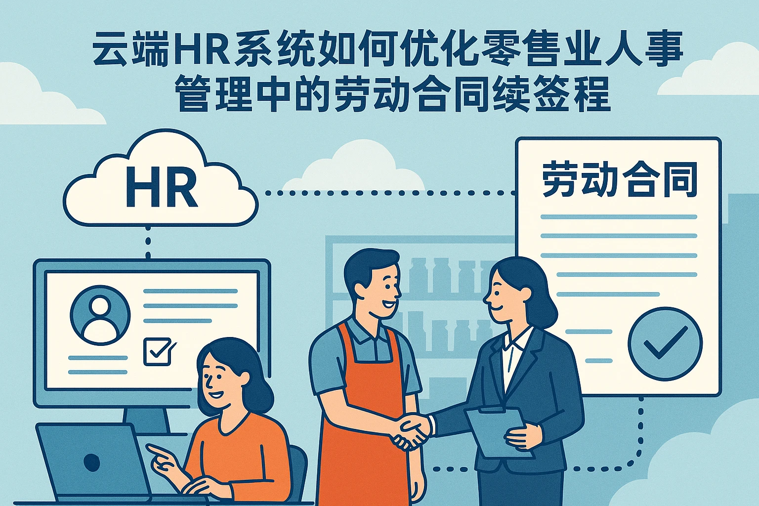 云端HR系统如何优化零售业人事管理中的劳动合同续签流程