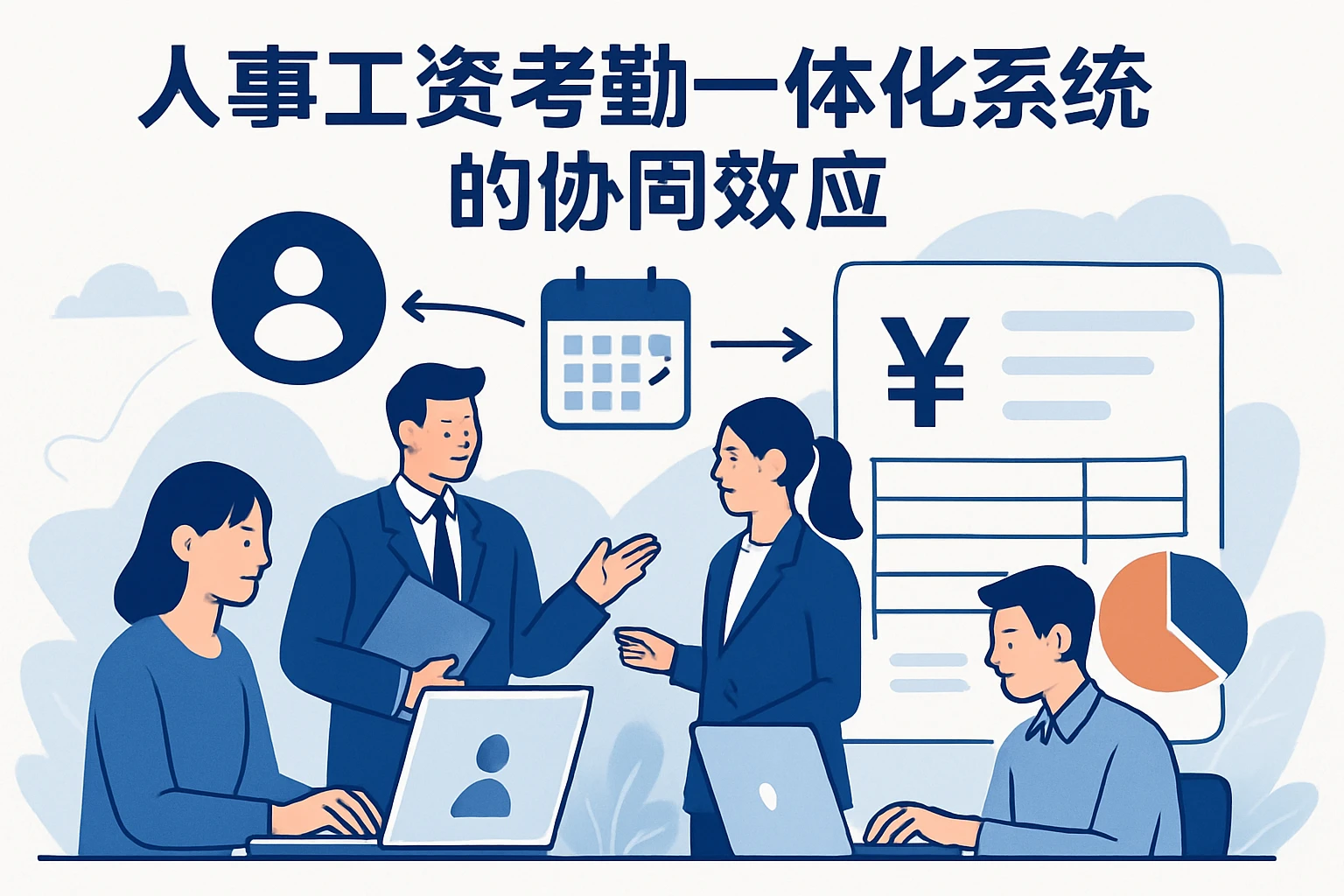 人事工资考勤一体化系统的协同效应
