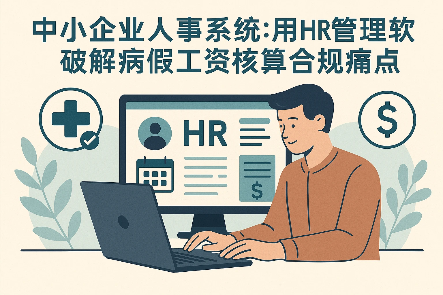 中小企业人事系统：用HR管理软件破解病假工资核算合规痛点