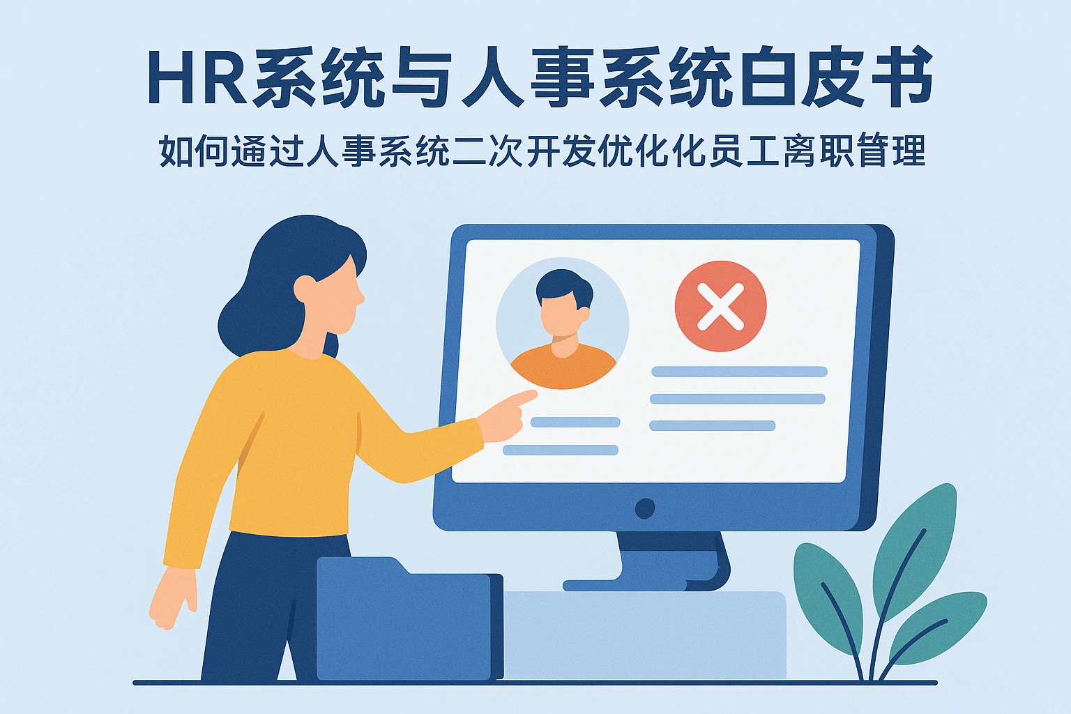 HR系统与人事系统白皮书:如何通过人事系统二次开发优化员工离职管理