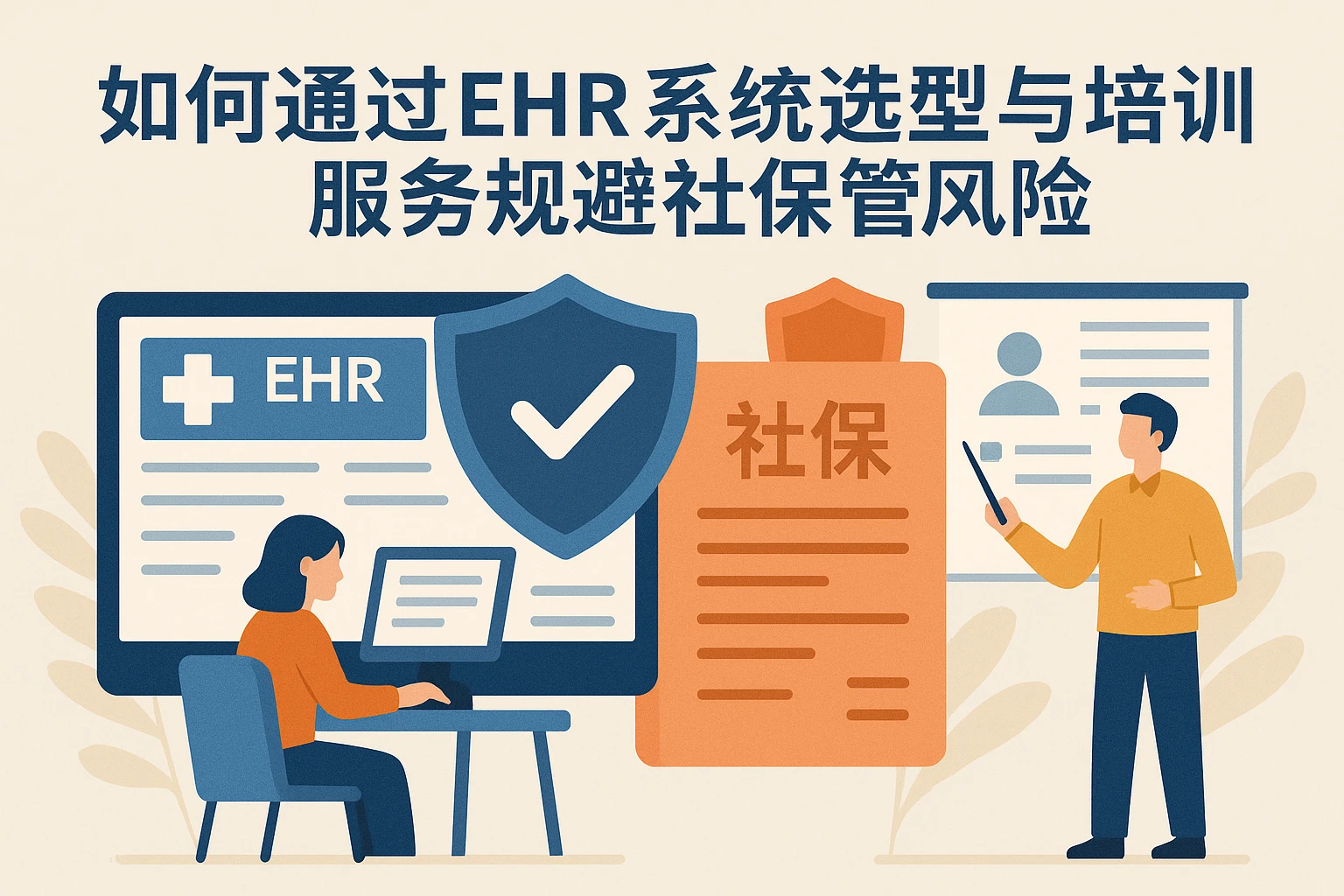 如何通过EHR系统选型与培训服务规避社保管理风险