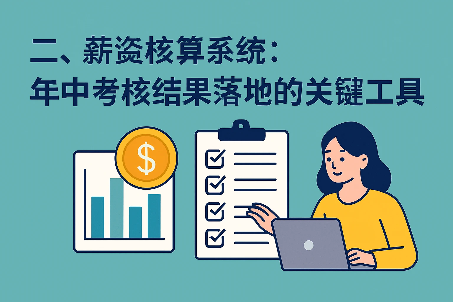 二、薪资核算系统：年中考核结果落地的关键工具