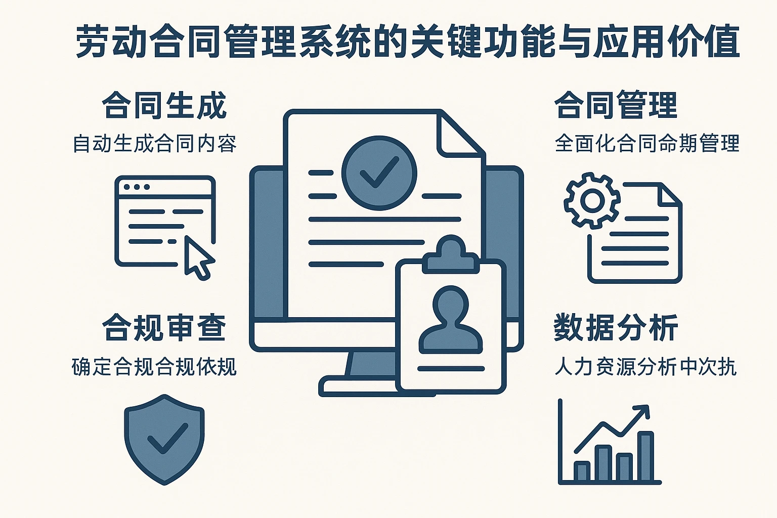 2 劳动合同管理系统的关键功能与应用价值