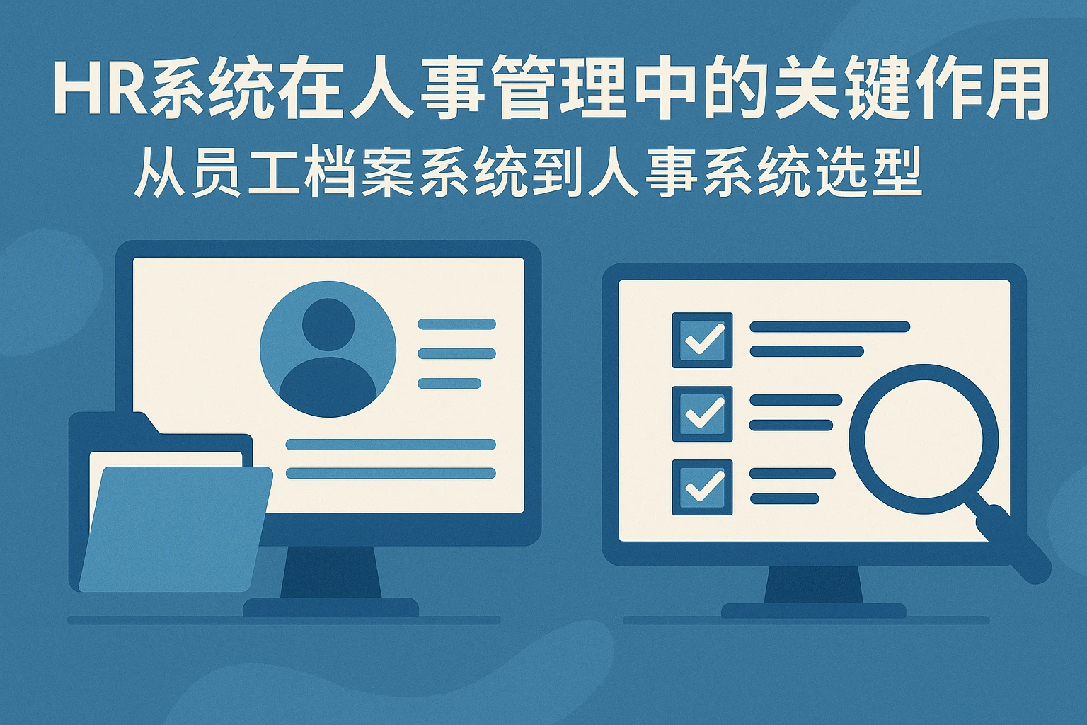 HR系统在人事管理中的关键作用：从员工档案系统到人事系统选型