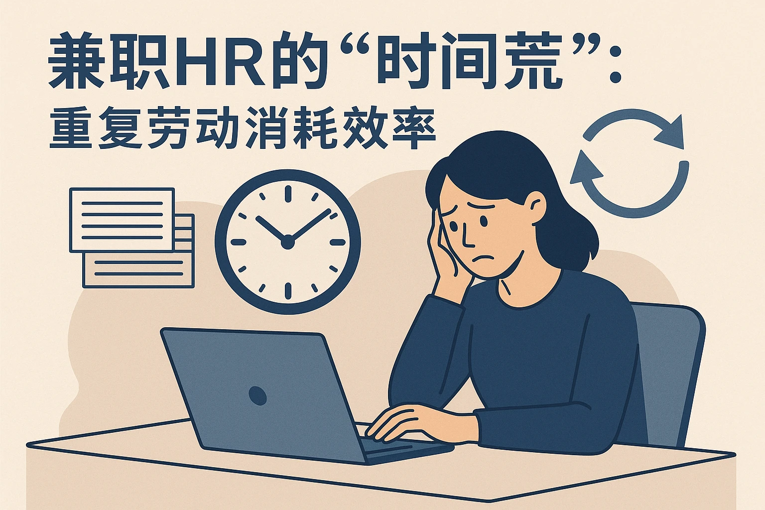 2. 兼职HR的“时间荒”：重复劳动消耗效率