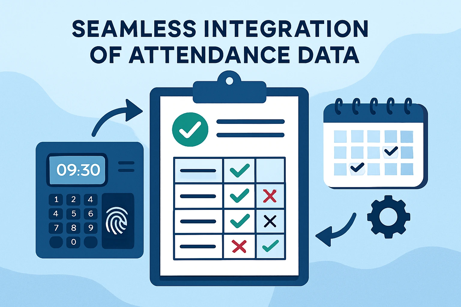考勤数据的无缝集成