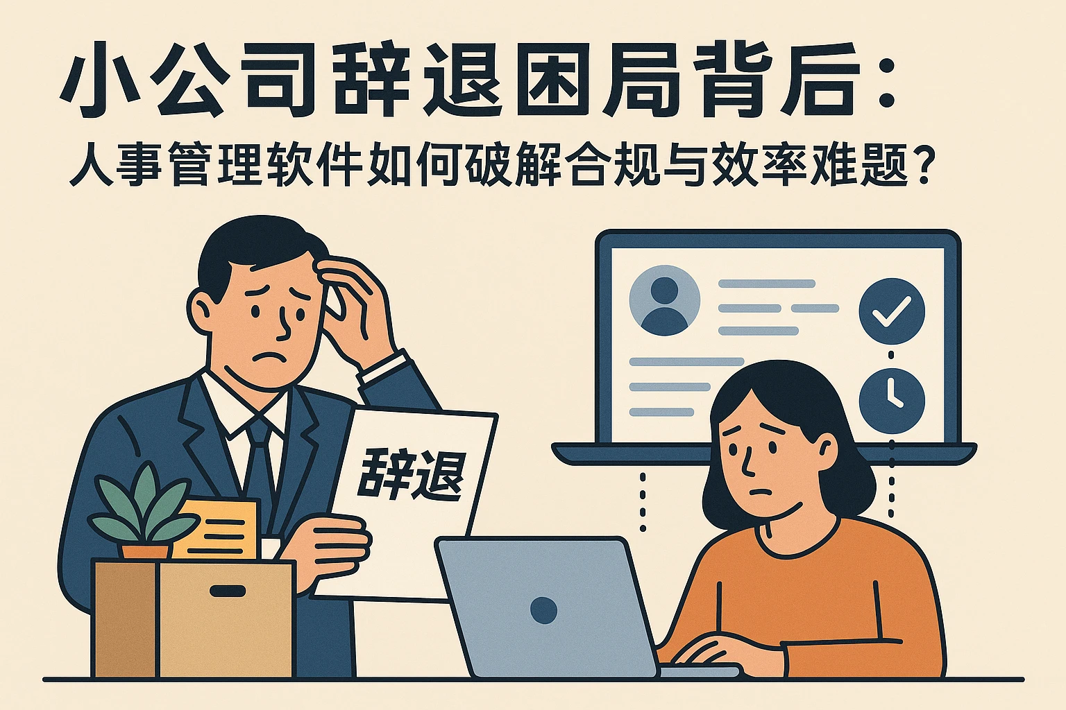 小公司辞退困局背后：人事管理软件如何破解合规与效率难题？