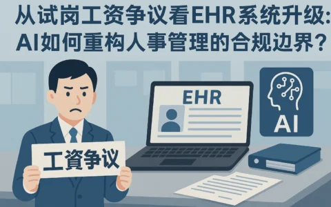 从试岗工资争议看EHR系统升级：AI如何重构人事管理的合规边界？