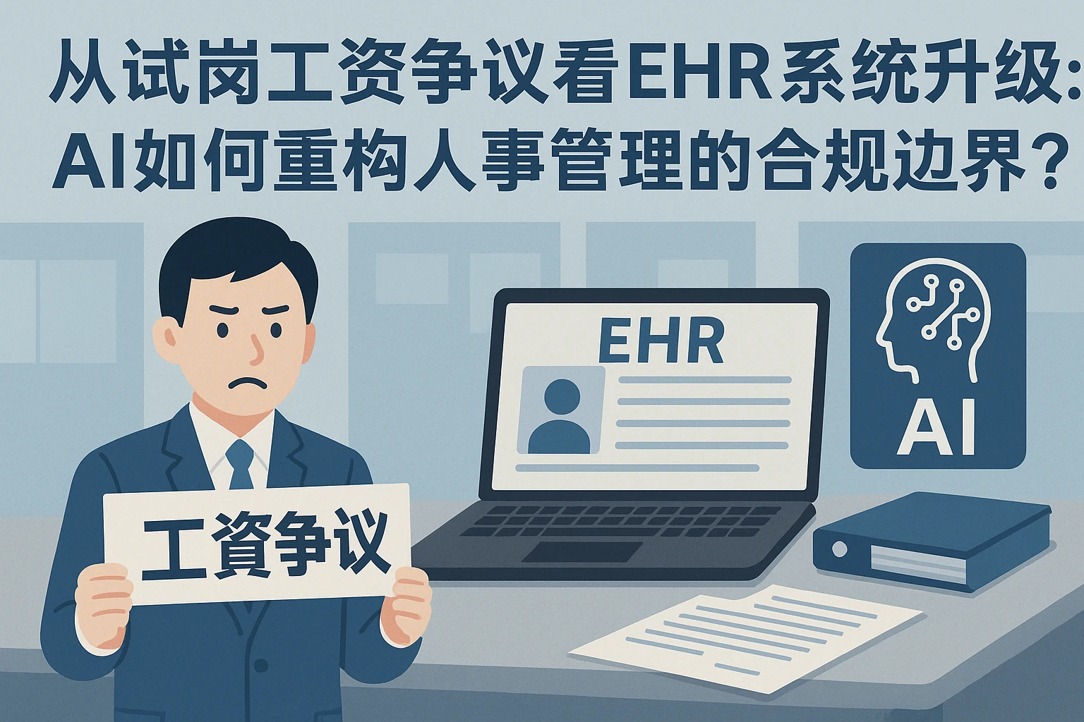 从试岗工资争议看EHR系统升级：AI如何重构人事管理的合规边界？