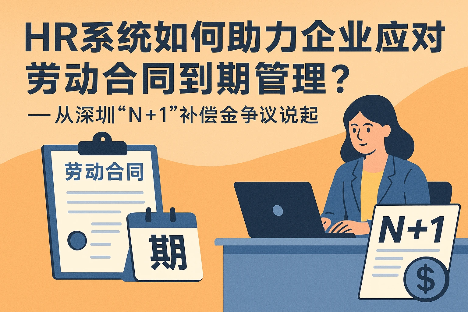 HR系统如何助力企业应对劳动合同到期管理？——从深圳“N+1”补偿金争议说起