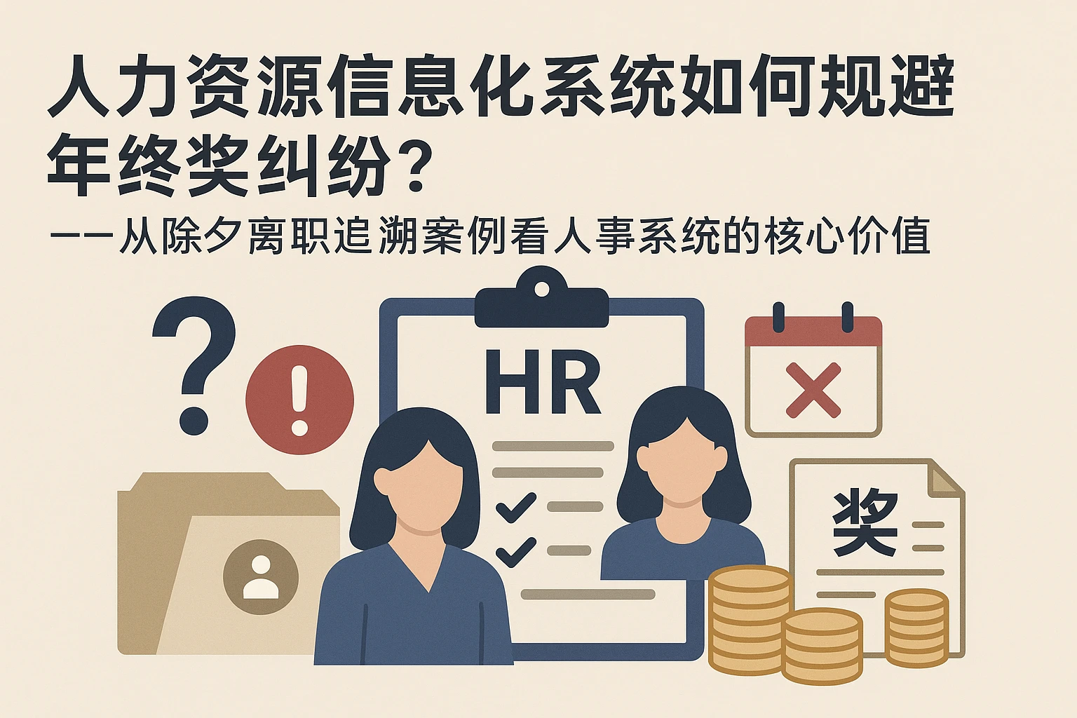 人力资源信息化系统如何规避年终奖纠纷?——从除夕离职追溯案例看人事系统的核心价值