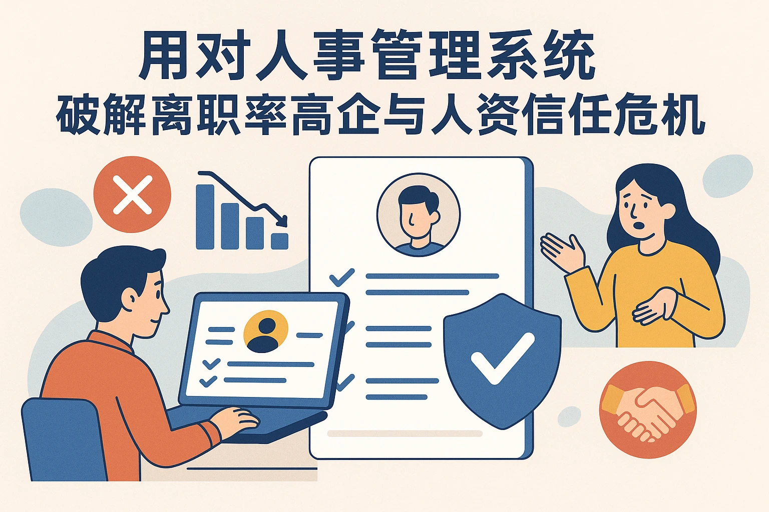 用对人事管理系统，破解离职率高企与人资信任危机