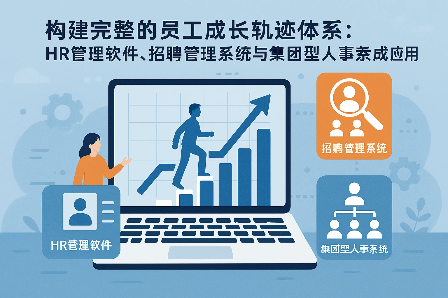 构建完整的员工成长轨迹体系:HR管理软件、招聘管理系统与集团型人事系统的集成应用