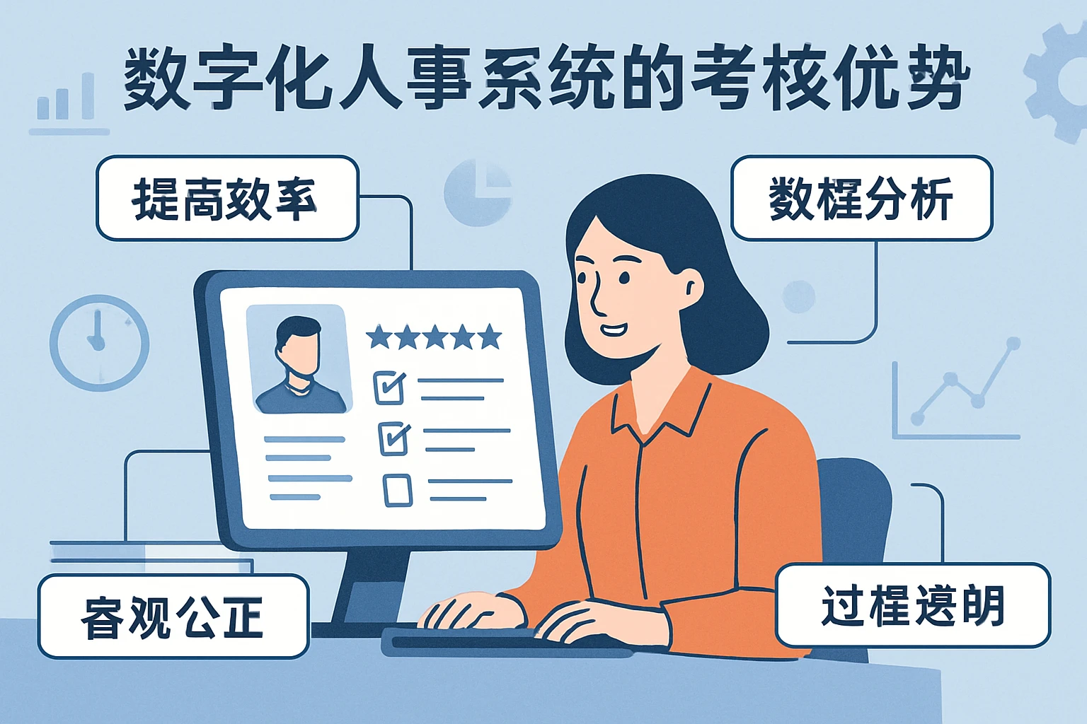 数字化人事系统的考核优势
