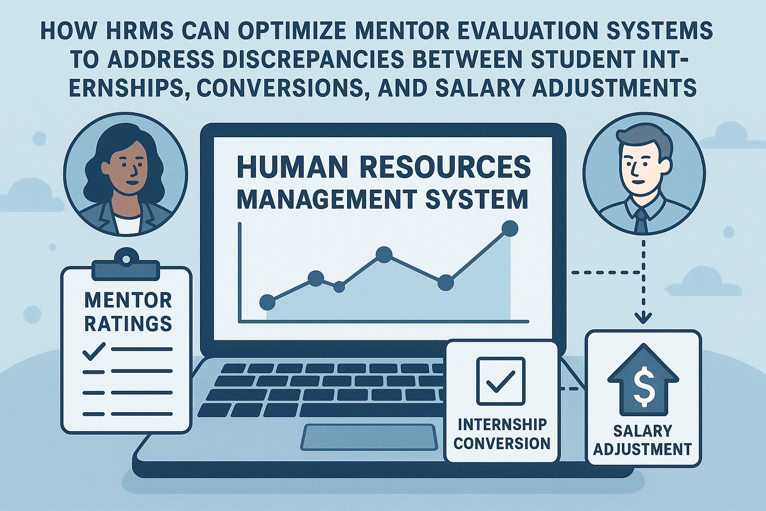 如何通过人力资源管理系统优化导师评分体系，解决大学生实习转正调薪差异问题