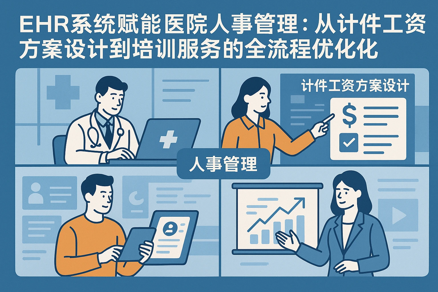 EHR系统赋能医院人事管理:从计件工资方案设计到培训服务的全流程优化