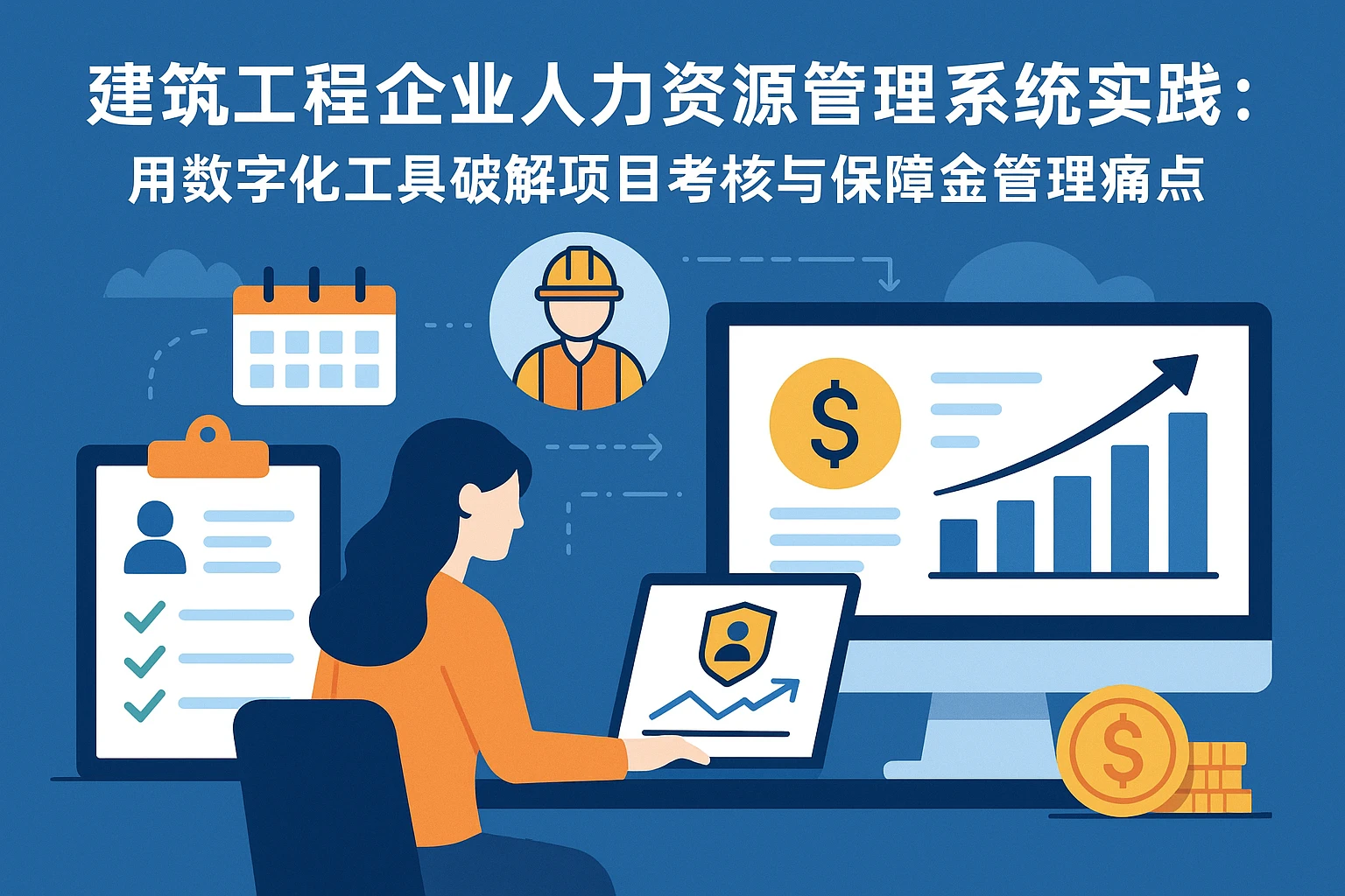 建筑工程企业人力资源管理系统实践：用数字化工具破解项目考核与保障金管理痛点