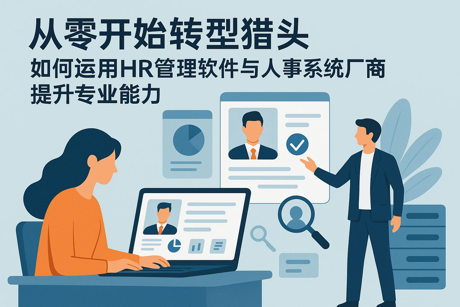 从零开始转型猎头：如何运用HR管理软件与人事系统厂商提升专业能力