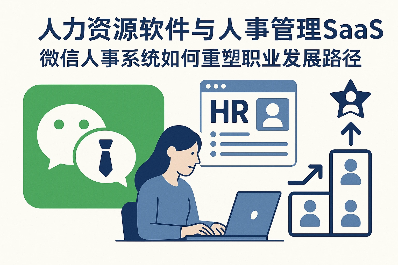 人力资源软件与人事管理SaaS：微信人事系统如何重塑职业发展路径