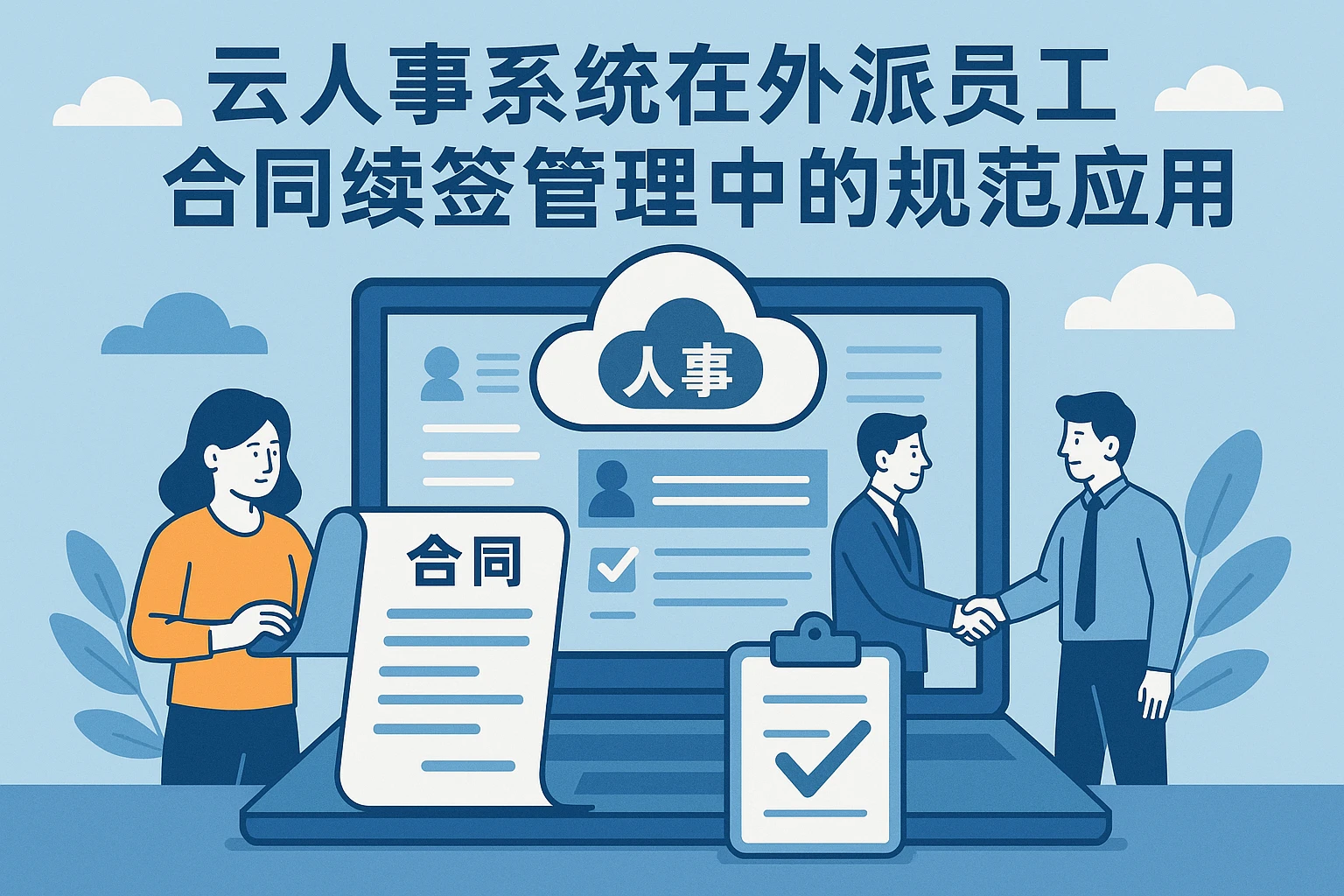 云人事系统在外派员工合同续签管理中的规范应用
