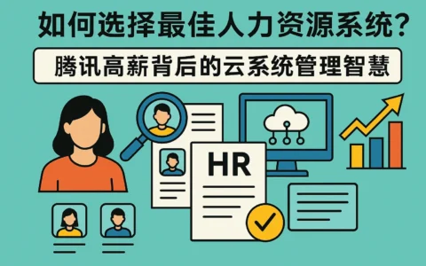 如何选择最佳人力资源系统？腾讯高薪背后的云系统管理智慧