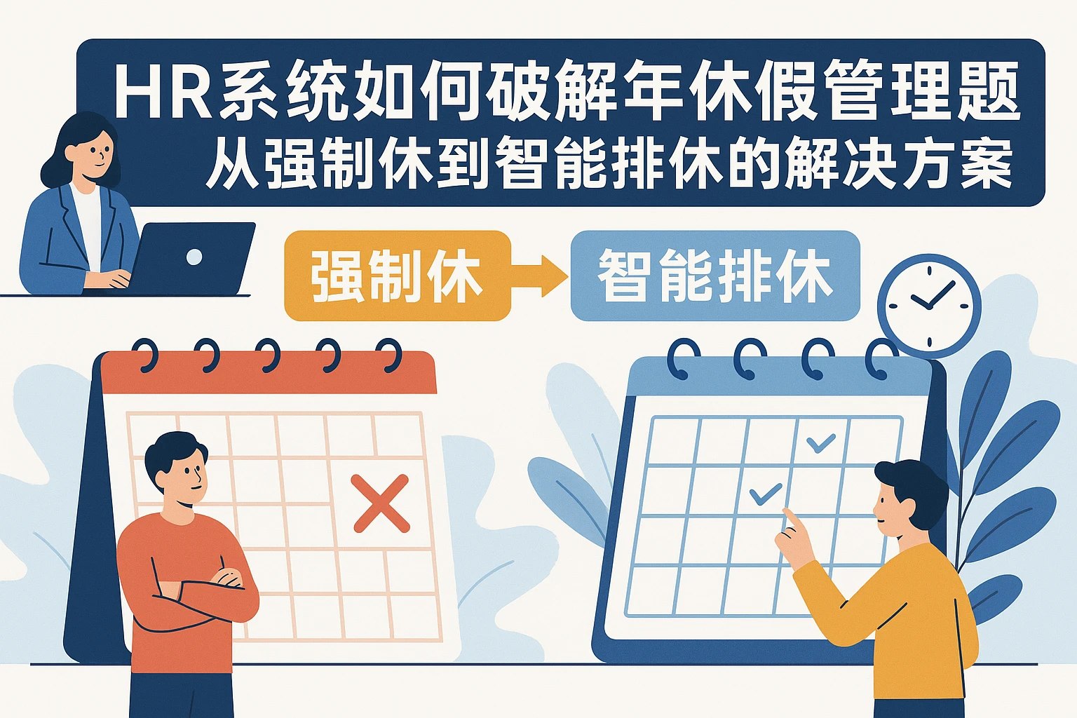 HR系统如何破解年休假管理难题？从强制休到智能排休的解决方案