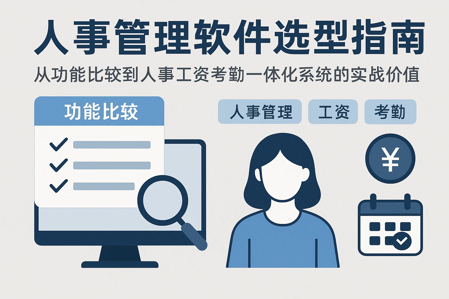 人事管理软件选型指南：从功能比较到人事工资考勤一体化系统的实战价值