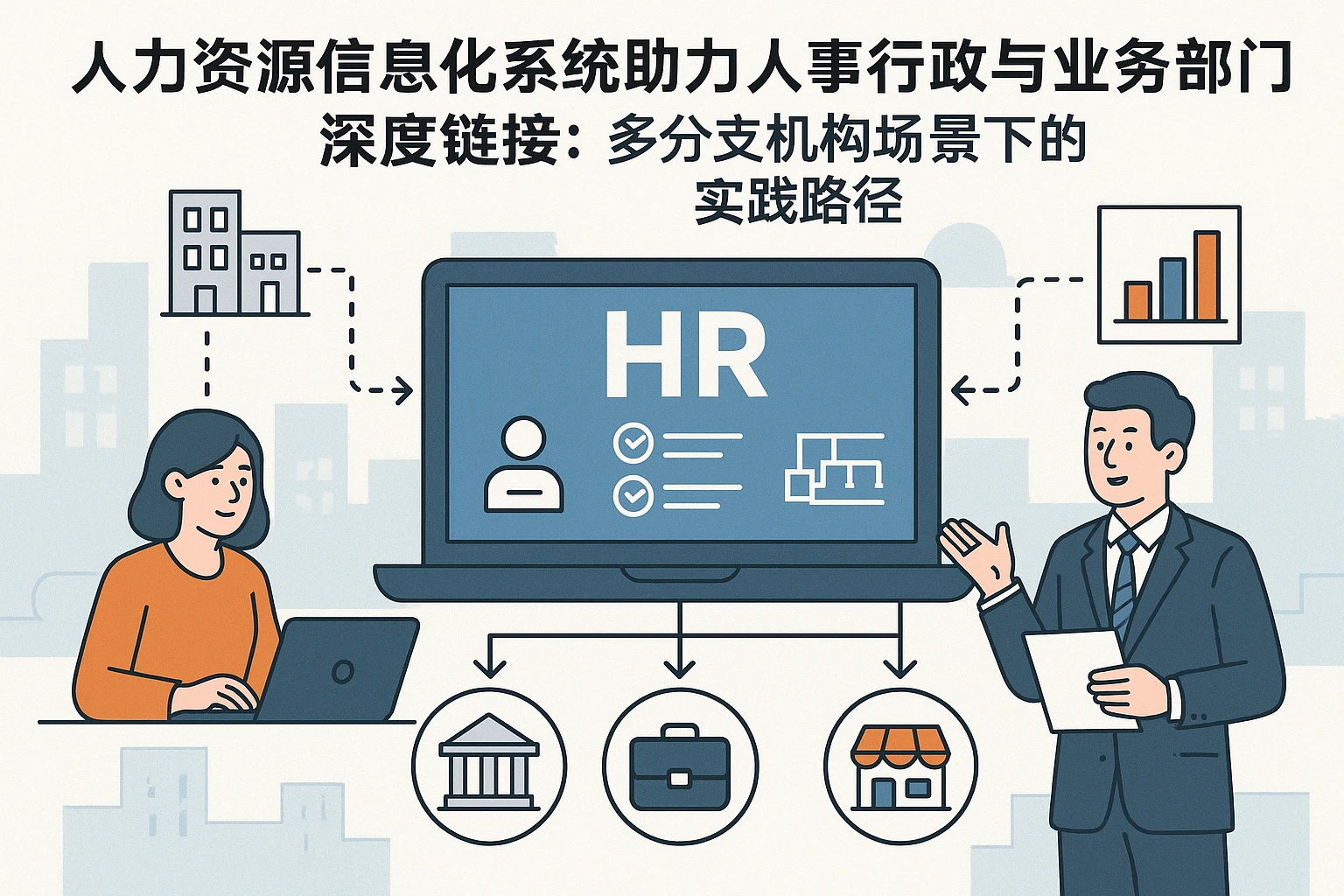 人力资源信息化系统助力人事行政与业务部门深度链接：多分支机构场景下的实践路径