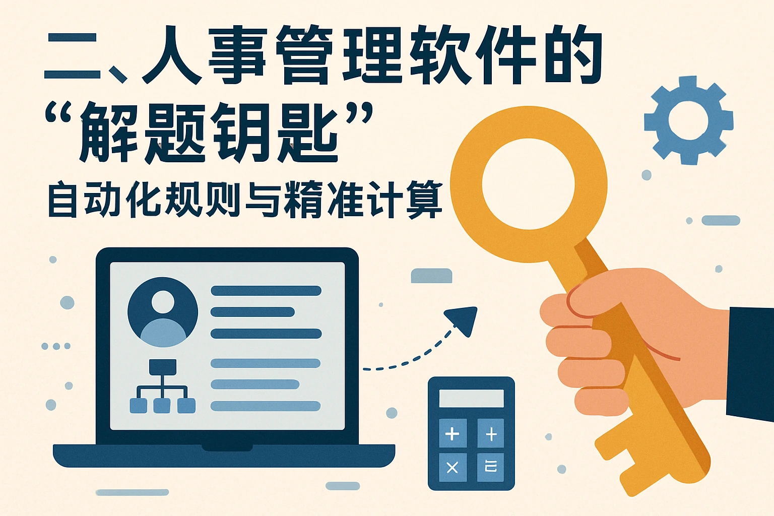 二、人事管理软件的“解题钥匙”:自动化规则与精准计算