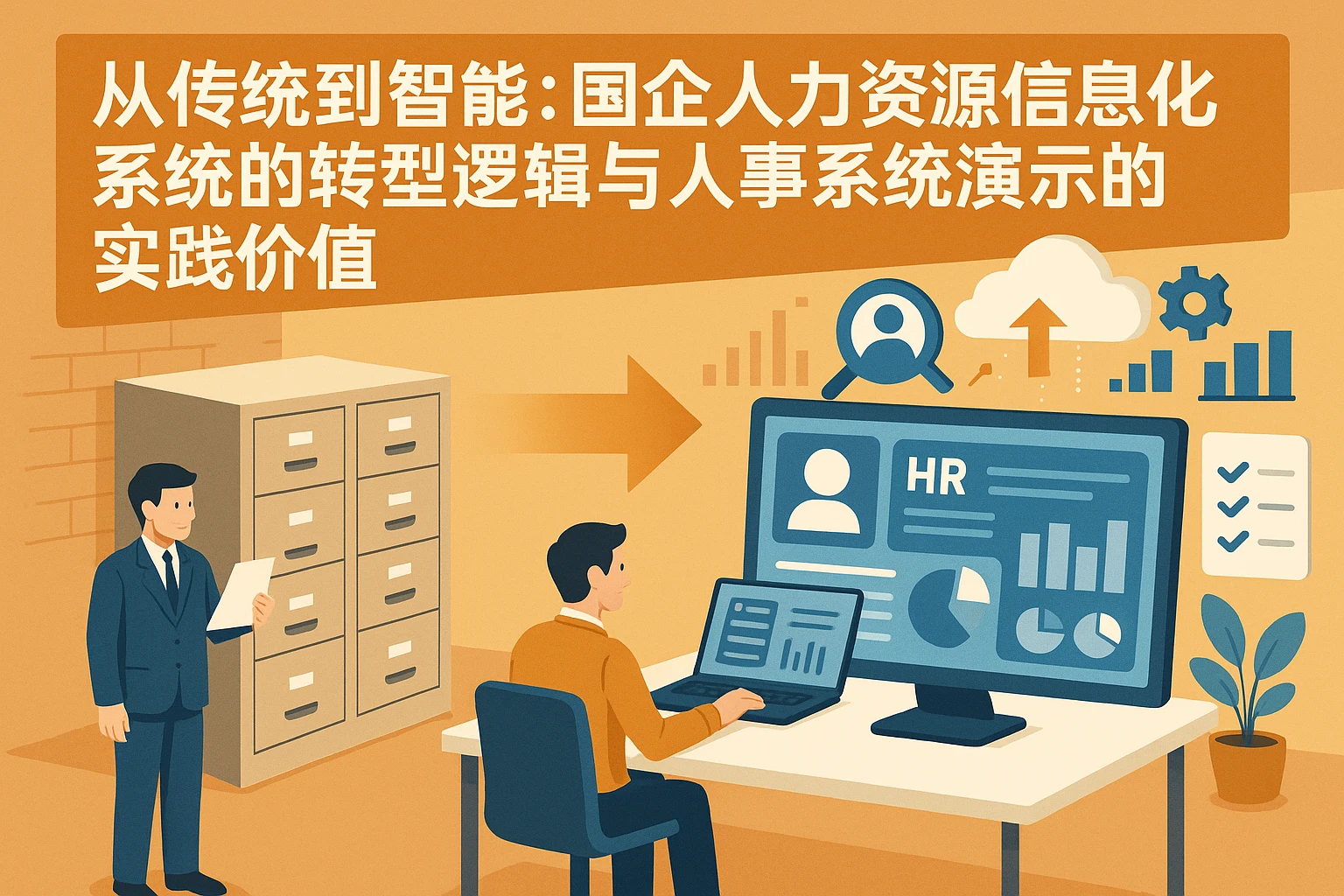 从传统到智能：国企人力资源信息化系统的转型逻辑与人事系统演示的实践价值