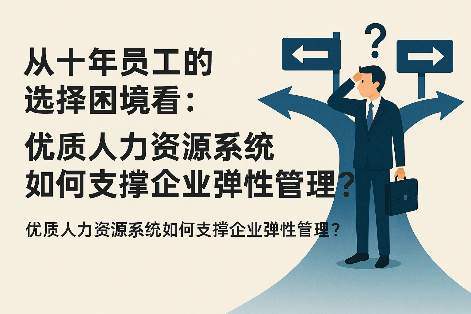 从十年员工的选择困境看：优质人力资源系统如何支撑企业弹性管理？