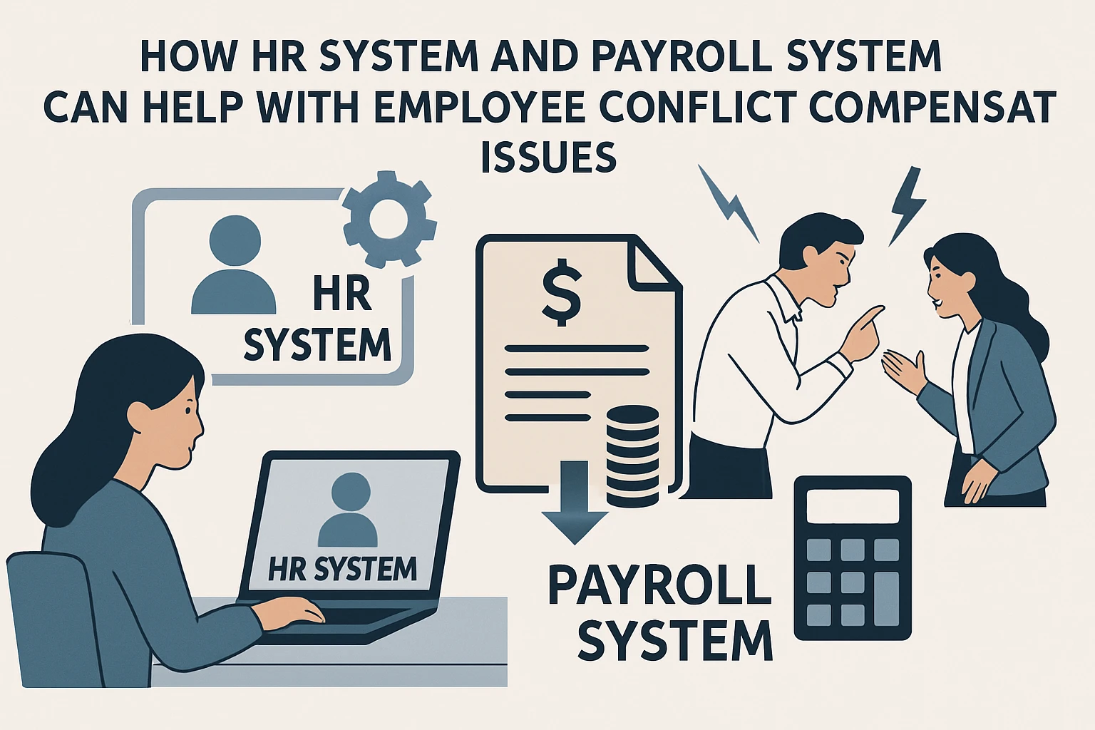 HR系统与薪资管理系统如何助力处理员工冲突赔偿问题