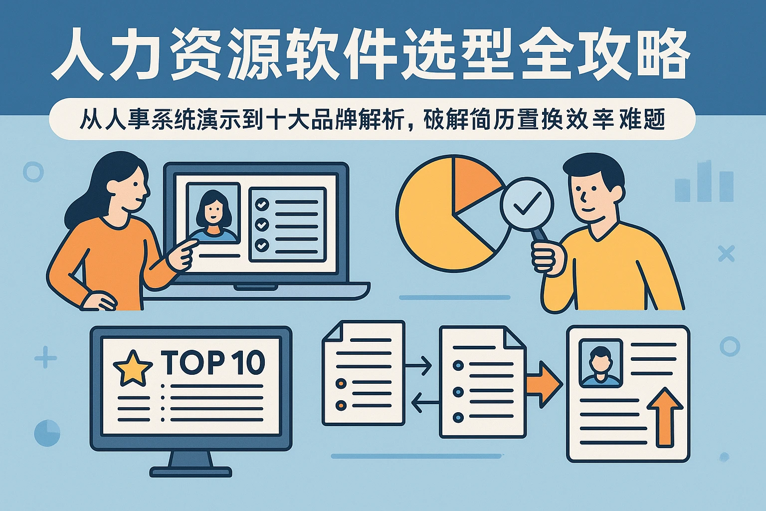 人力资源软件选型全攻略：从人事系统演示到十大品牌解析，破解简历置换效率难题